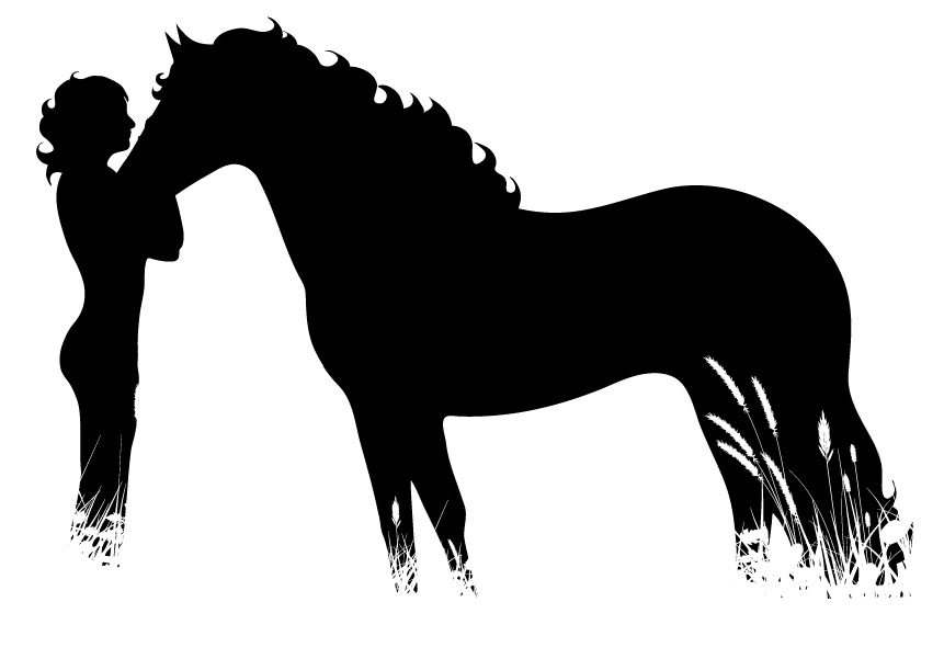 horse and woman-01